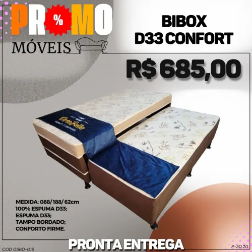 Cama Infantil Bibox Confort D33 - Pronta Entrega