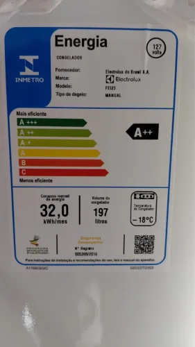 Freezer eletrolux