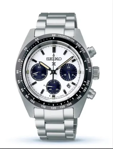 Relógio Seiko Prospex Speedtimer Cronógrafo Solar (Panda)