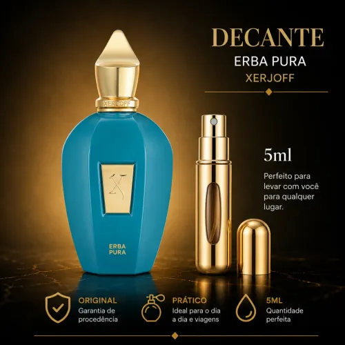DECANTE 5 ML PERFUME ORIGINAL XERJOFF ERBA PURA