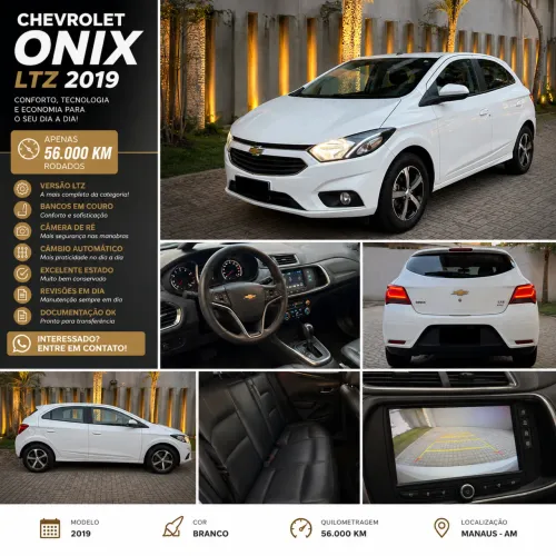 Chevrolet Onix Hatch LTZ 1.4 8V Flex Aut. 4P 2019