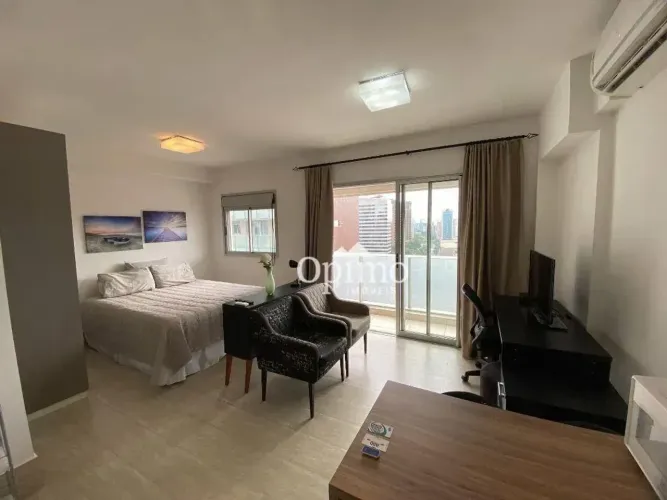 Apartamento com 1 dormitório para alugar, 33 m² por R$ 5.134,82/mês - Santo Amaro - São Pa