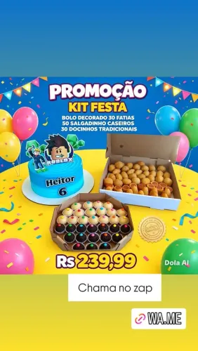 Kit festa completo 