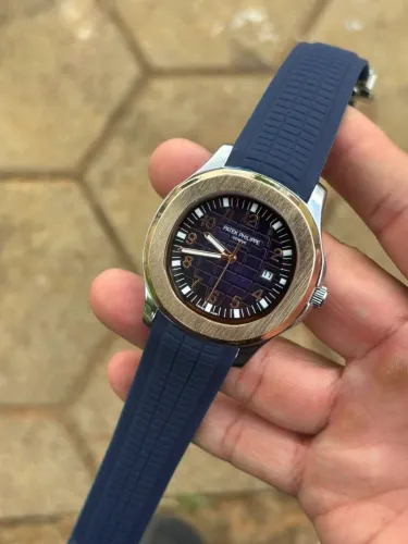 PATEK PHILIPPE 42MM A PROVA D AGUA azul 