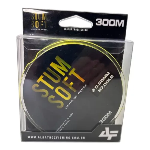 Linha De Pesca Amarela Albatroz Fishing Stum Soft 27,00lb