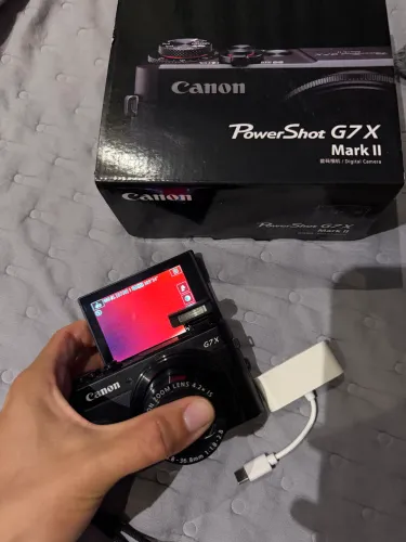 Câmera G7x mark II nova
