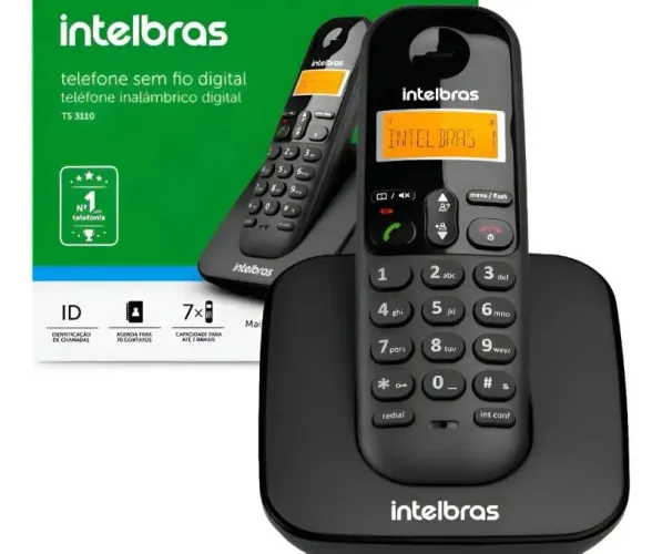 Telefone Sem Fio Intelbras Ts 3110 Identifica Chamada Nfe