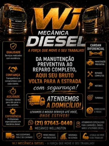 Wj mecânica a diesel