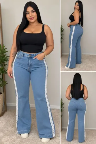 Calça jeans feminina tm 48 pequeno