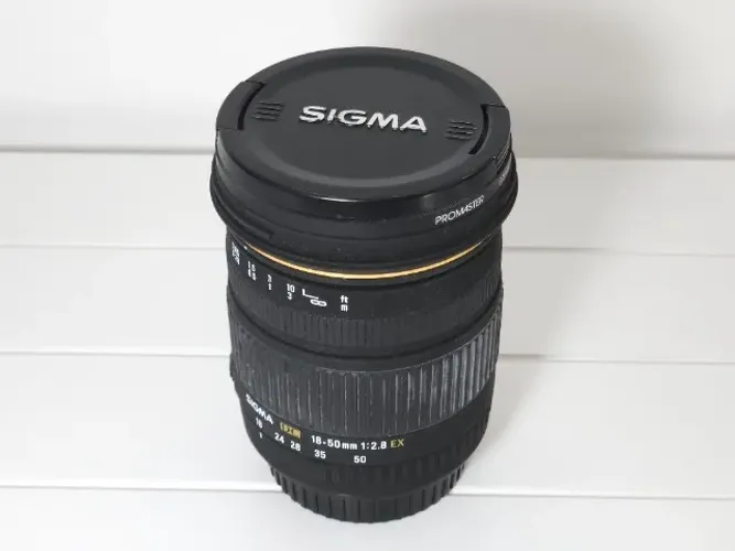 Lente Sigma Dc 18-50 Mm F 2.8 Ex Para Canon Ef-s Apsc