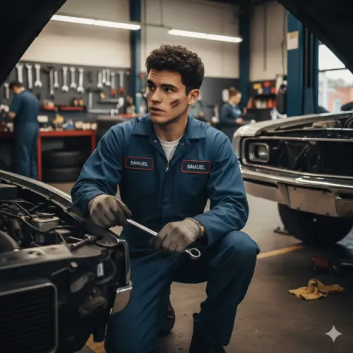 Aprendiz de mecâncio linha leve automotiva