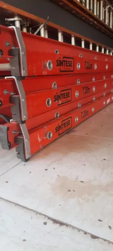 Escada de fibra 2 lances. 7,20mts