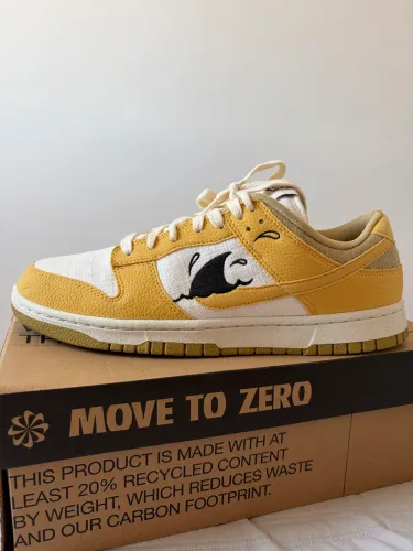 tênis dunk low sun club tubarão amarelo