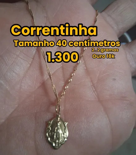 Correntinha ouro 18k