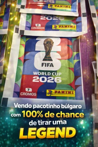Pacote de figurinha bugado Copa 2026