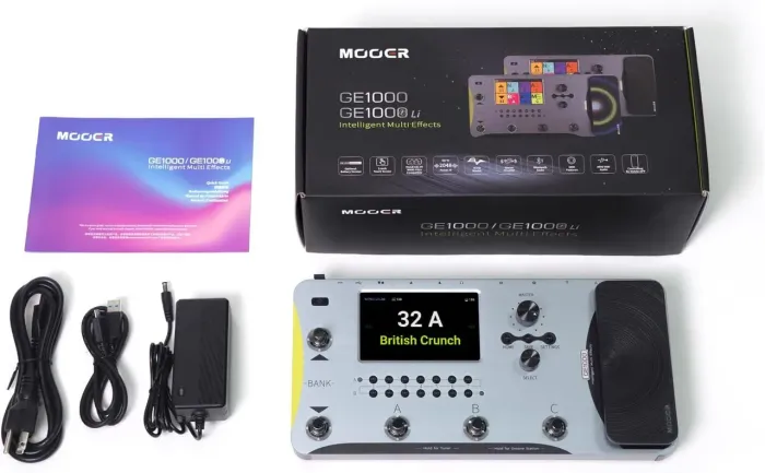 Mooer ge1000 pedaleira para guitarra