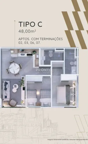 Apartamento com 2 quartos em Boa Viagem