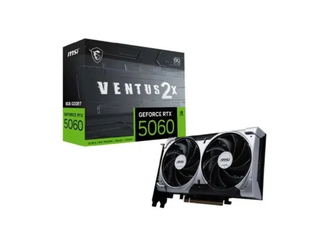 VGA PCI-e GeForce RTX5060 MSI Ventus 2X OC 8GB DDR7 128 bits [912-V537-017] (1xHDMI/3xDP)