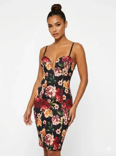 Vestido com enchimento