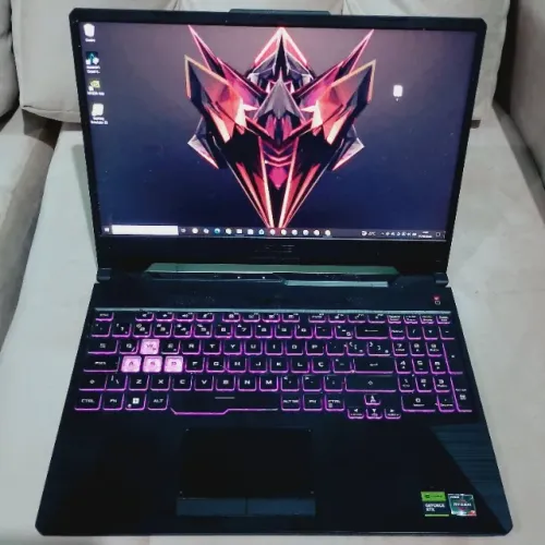 Notebook Tuf processador AMD Ryzen 7, ram 32 gb DDR5 SSD 512gb placa de vídeo RTX de 4 gb
