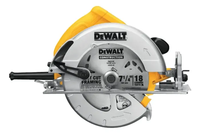 Serra circular elétrica DeWalt DWE575 184.15mm 1.8kW amarela 50Hz/60Hz