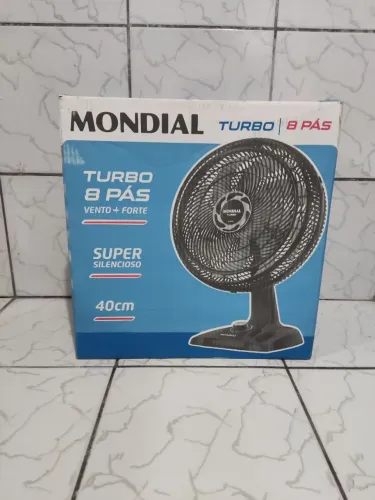 MONDIAL Ventilador 40cm Super Turbo 8 Pás - Novo Lacrado