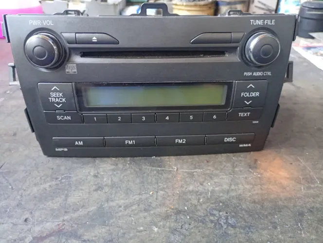 Rádio original do Corolla
