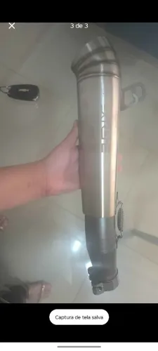 Ponteira moto inox CB Twister 250 cc 2022
