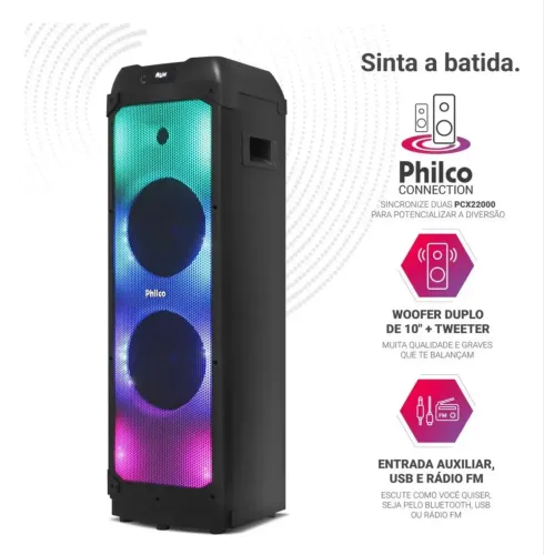 Vendo Caixa de Som Amplificada Philco PCX22000 Extreme