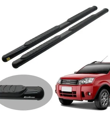 Estribo Ford Ecosport 2007 à 2012 - Oval Preto