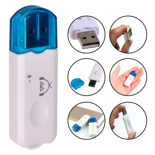Adaptador Receptor Transmissor Bluetooth Usb Pendrive