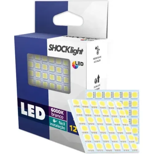 Lâmpada Auxiliar Led SMD 36 LEDS - 5050 - SLL-123650