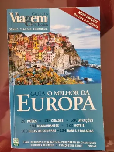 Guia de viagem simplificado Europa. 