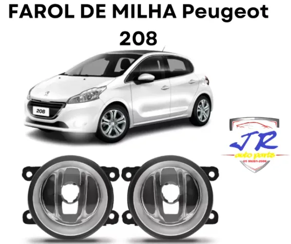Farol Milha Peugeot 208 2012 2013 2014 2015 2016