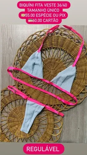 Biquíni fio regulável