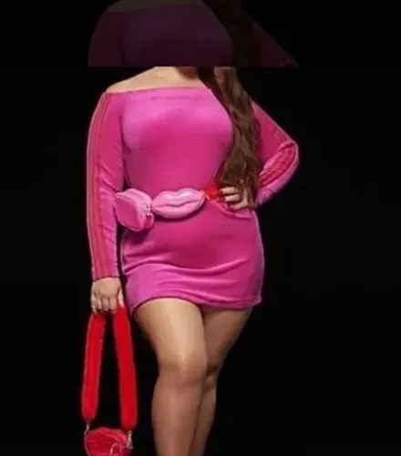 vestido de veludo rosa, tamanho 3x novo, adidas/ ivy park