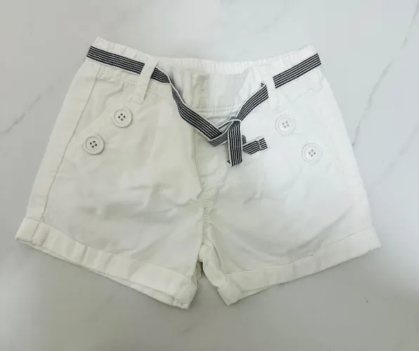 Shorts Branco OShKOsh 3 anos