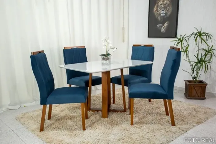 Mesa de Jantar Pedro 1,20m. Produto Novo. Pronta Entrega.