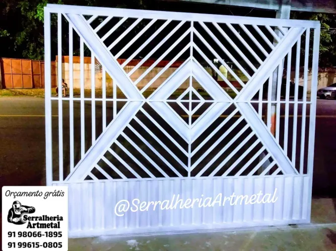 Portões novos serralheria ArtMetal 