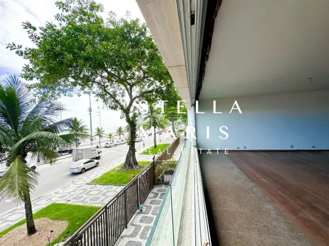 LEBLON. Av. Delfim Moreira, Apartamento Garden frontal mar para modernização plena na requ