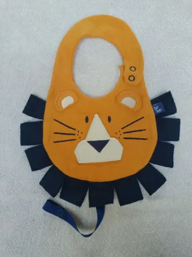 Babador de Bebê Leão Tip Top