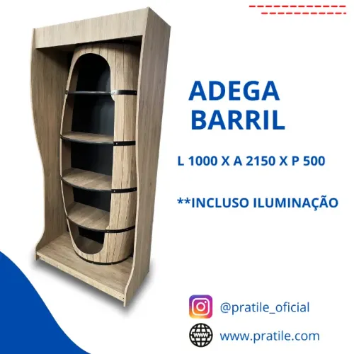 Adega para comércio em geral - mercados, padarias, conveniências