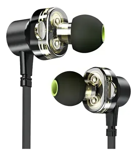 Fone De Ouvido Sports Headphon Drivers Dual Dinâmico Awei Z1 Cor Preto
