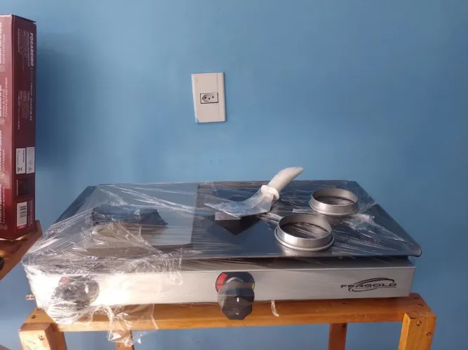 Chapa completa nova a gás 