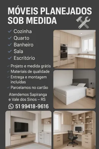 Móveis Planejados Sob Medida | Cozinha, Quarto e Mais!