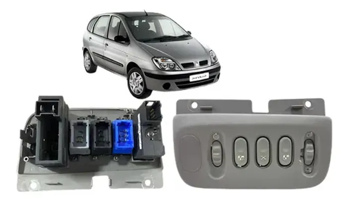 Painel Comando Botão Vidro Elétrico Renault Scenic Original