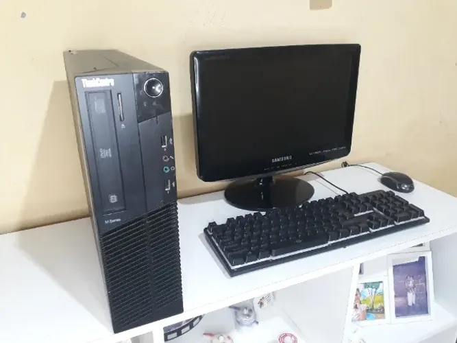 (P37) PC Computador Desktop Lenovo ThinkCentre M81 Intel i3 2ª Gen, 4GB RAM HD 1TB