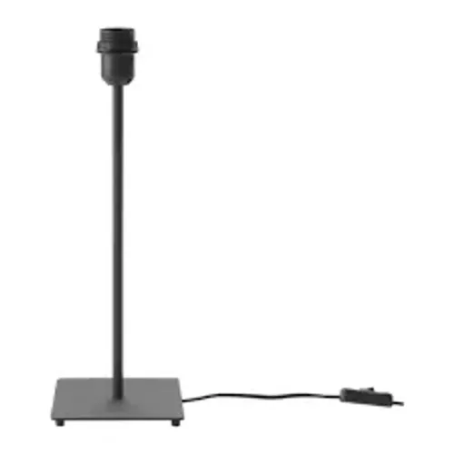 2 Bases para candeeiro mesa HEMMA preto IKEA