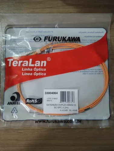 Extensão Óptica Conectorizada 1,5/2,5 TeraLan