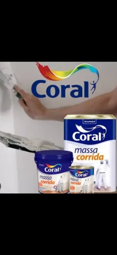 Massa Corrida Coral - Renove suas paredes! 85,00